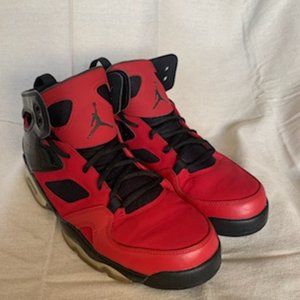 JORDAN Flightclub 91 - Red & Black; Men's Size 9